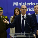 "Algunos buscan debilitar a Carabineros”: Gobierno da urgencia a proyectos para ampliar protección policial Ministro de Seguridad Publica, Martin Arrau realiza punto de prensa para informar avances en temas de seguridad en el pais Diego Martin/Aton Chile.