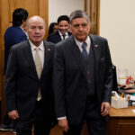Ministros Jorge Quiroz y Claudio Alvarado.