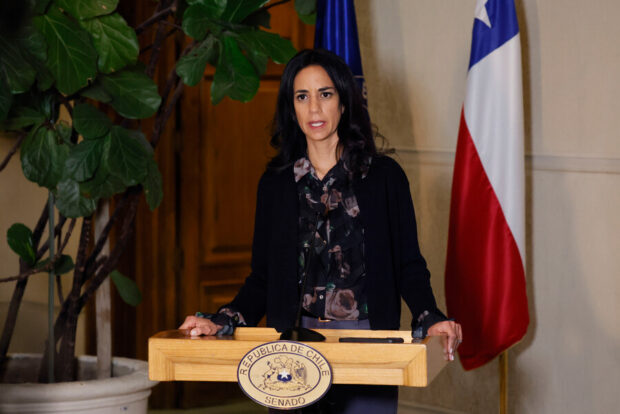 Presidenta del Senado, Paulina Núñez.