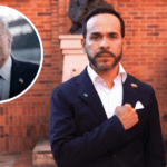 “Trump no tiene aliados, tiene empleados”: Estenssoro aborda influencia de EE.UU. en Colombia tras triunfo de De la Espriella Montaje de imágenes de Abelardo de la Espriella y Donald Trump.