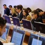 La ministra de Educacion, María Paz Arzola, en la sesión de la comision de Educacion.