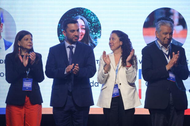El Partido Por la Democracia (PPD) realiza su ceremonia de cambio de mando de la mesa nacional. Foto:  Aton Chile.