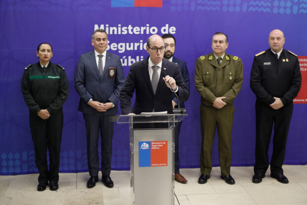 Ministro de Seguridad, Martín Arrau, tras Comité de Seguridad.