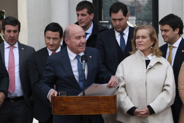 Punto de prensa del ministro de Hacienda, Jorge Quiroz. 