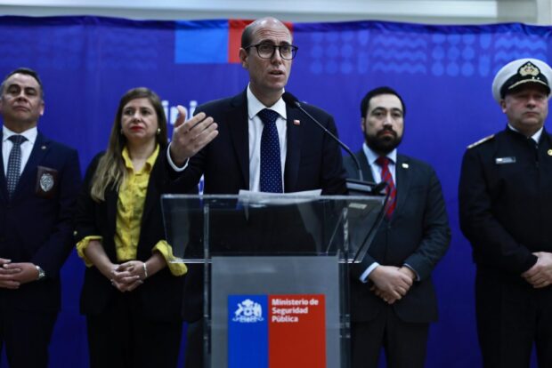 Ministro de Seguridad, Martín Arrau, tras Comité de Seguridad.
