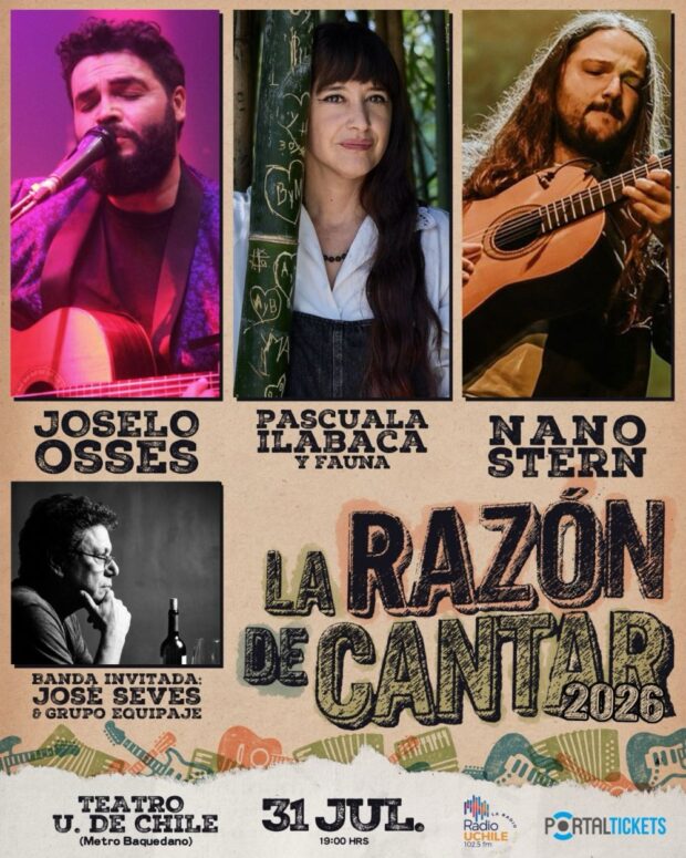 Afiche del concierto La Razón de Cantar.