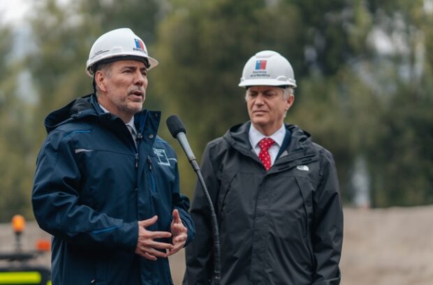 Ministro de Obras Públicas, Louis de Grange. 