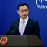 China rechaza acusaciones de Trump sobre presunta injerencia electoral: "Un completo invento y una difamación maliciosa" El portavoz del Ministerio de Asuntos Exteriores de China, Lin Jian.