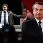 Corte suprema de Brasil prohíbe visita de Milei a Bolsonaro en prisión domiciliaria Milei y Bolsonaro