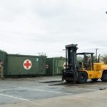 Ejército despliega Hospital Modular de Campaña en Ovalle tras inhabilitación de cinco pabellones Hospital modular en Lo Ovalle.