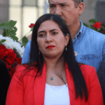 La alcaldesa de Quinta Normal, Karina Delfino.