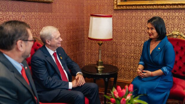 El Presidente José Antonio Kast se reunió este martes en Lima con la Presidenta de Perú, Keiko Fujimori. Foto: Presidencia.