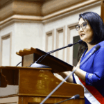 Presidenta de Perú, Keiko Fujimori.