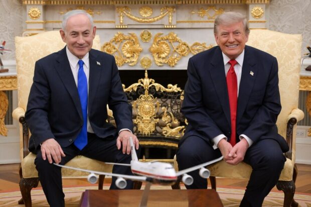 Benjamín Netanyahu y Donald Trump.