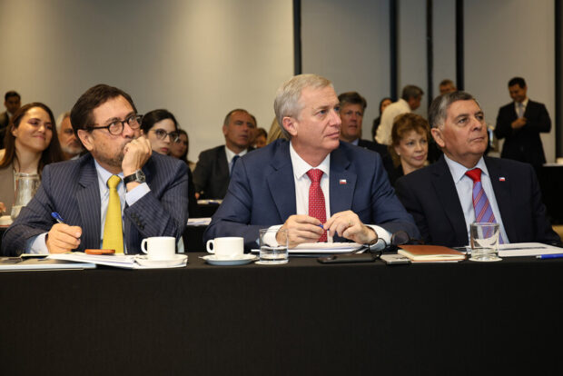 Francisco Perez Mackenna, José Antonio Kast y Claudio Alvarado.