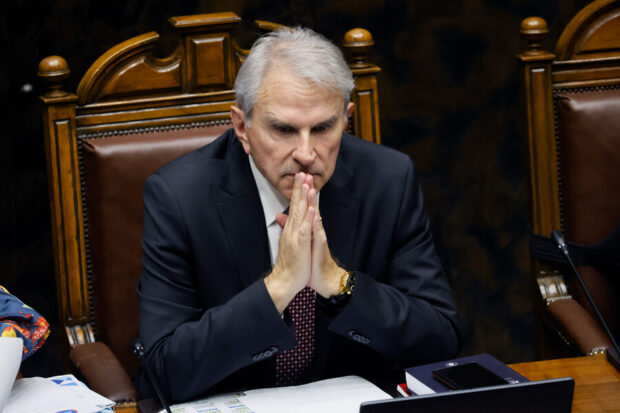 Iván Moreira, senador de la UDI.