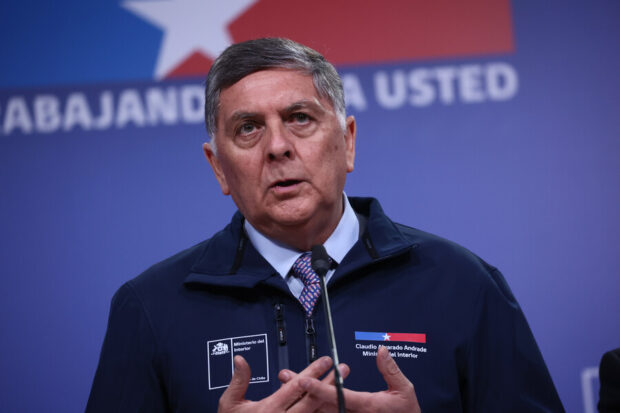 Biministro de Interior y Segedob, Claudio Alvarado. 