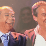 Pollo Fuentes homenajeará a Lucho Gatica en Rancagua con una emotiva versión de "Contigo en la distancia" Los artistas Lucho Gatica y José Alfredo "Pollo" Fuentes.