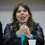 Constanza Martínez tras aprobación de la megarreforma: “Tenemos que construir fuerza social y política desde la oposición” Presidenta del Frente Amplio, Constanza Martínez.