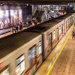 Metro de Santiago.