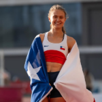Sofía Contreras hace historia: termina séptima del mundo en el salto largo del Mundial U20 de Oregon La atleta chilena Sofía Contreras.