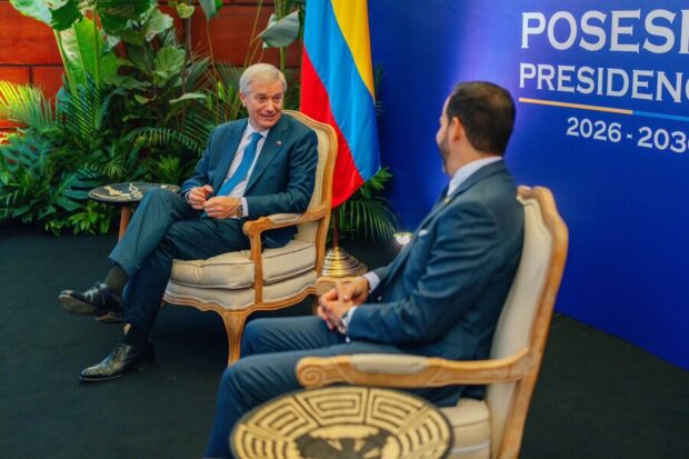 Presidente José Antonio Kast y su par de Colombia, Abelardo de la Espriella.