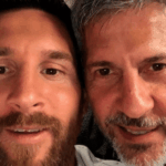 Duelo en el fútbol mundial: Fallece Jorge Messi a los 68 años en Rosario Lionel Messi con su papá, Jorge Messi.