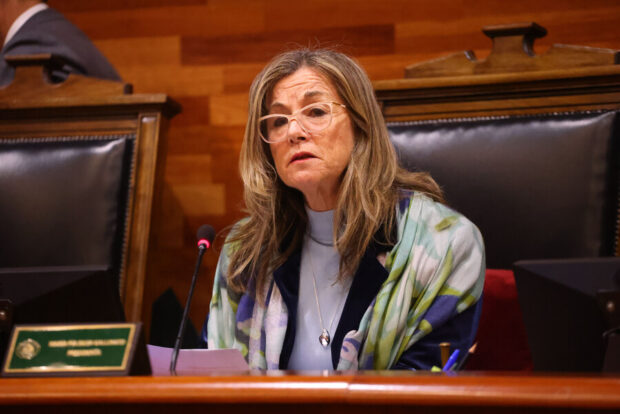 La presidenta del Tribunal Constitucional, la ministra María Pía Silva Gallinato. 