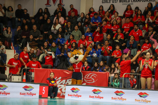 Chile vs Puerto Rico en Mundial Voleibol Femenino San Felipe 2026