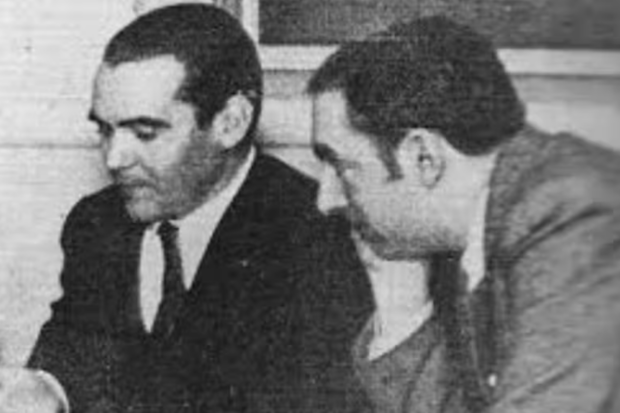 Federico García Lorca y Pablo Neruda.