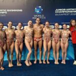 El Team Chile de Natación Artística Junior.