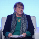 Candidatura de Bachelet a la ONU sufre nuevo revés tras recibir seis votos en contra en segundo sondeo informal Expresidenta Michelle Bachelet.