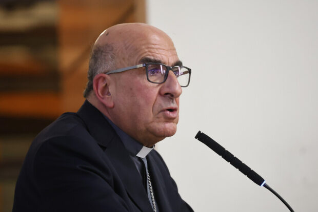 El cardenal de Santiago se reunió con la Unión Social de Empresarios Cristianos y presentó la carta “La empresa promotora del bien común”. Foto: Aton.