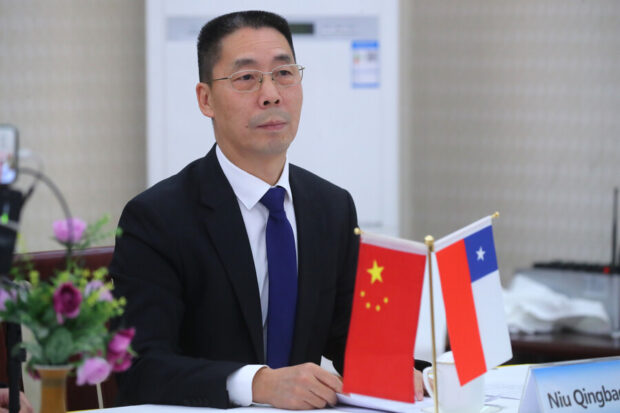 Embajador de China en Chile, Niu Qingbao.