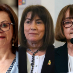 Alejandra Mizala, Rosa Devés y Leonor Varas.