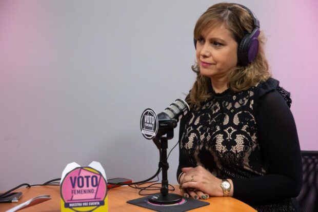 La senadora Loreto Carvajal.
