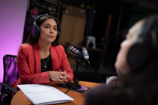 La diputada Eileen Urqueta