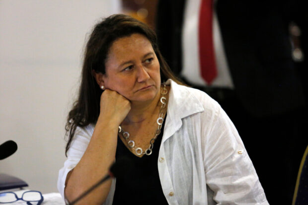 La ministra en visita para Causas de Derechos Humanos, Paola Plaza. Foto: Aton Chile.