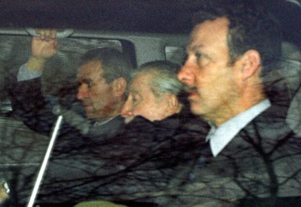 Augusto Pinochet detenido en Londres.