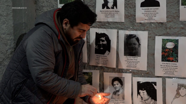 Imágenes velatón y acto conmemorativo de los 53 años del Golpe de Estado.Foto: Mediabanco.