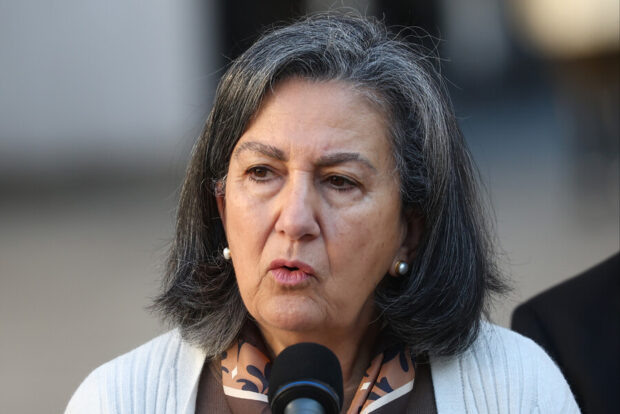 Ministra de Salud, May Chomalí. 