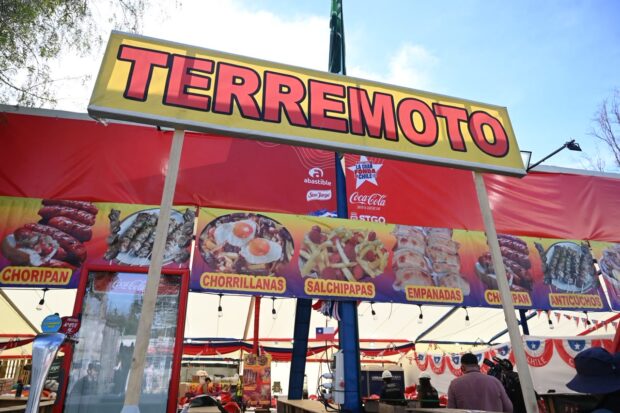 Fiscalización en las Fondas del Parque O'Higgins.