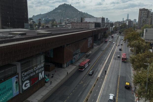 Obras de la segunda etapa en el Centro Cultural Gabriela Mistral (GAM).