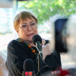 "Gesto hostil": exdiplomáticos acusan que retiro de apoyo del Gobierno dañó la candidatura de Bachelet a la ONU Expresidenta Michelle Bachelet.