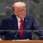 En la ONU, Trump amenaza a América Latina e Irán y rechaza regular la IA o "superinteligencia" Presidente de Estados Unidos, Donald Trump, entrega discurso ante la Asamblea General de la ONU.