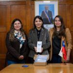 Ministra Judith Marín junto a representantes de la Fundación Ley Dominga.
