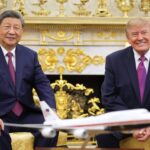 Xi Jinping junto a Donald Trump en el Despacho Oval.