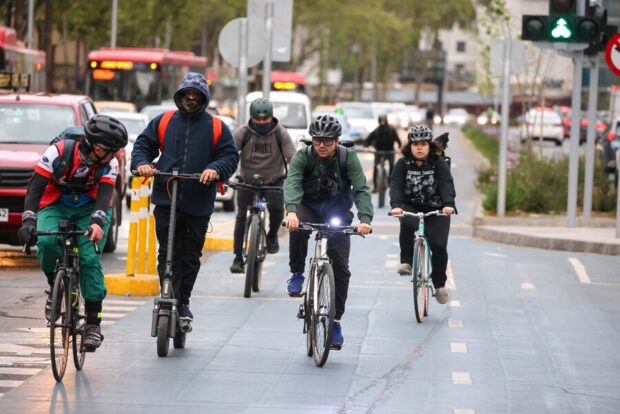 Ciclistas.