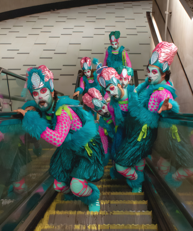 La murga "Nacieron Chicharra".