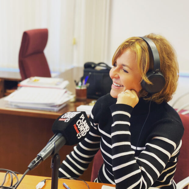 Almudena Ariza, corresponsal española.